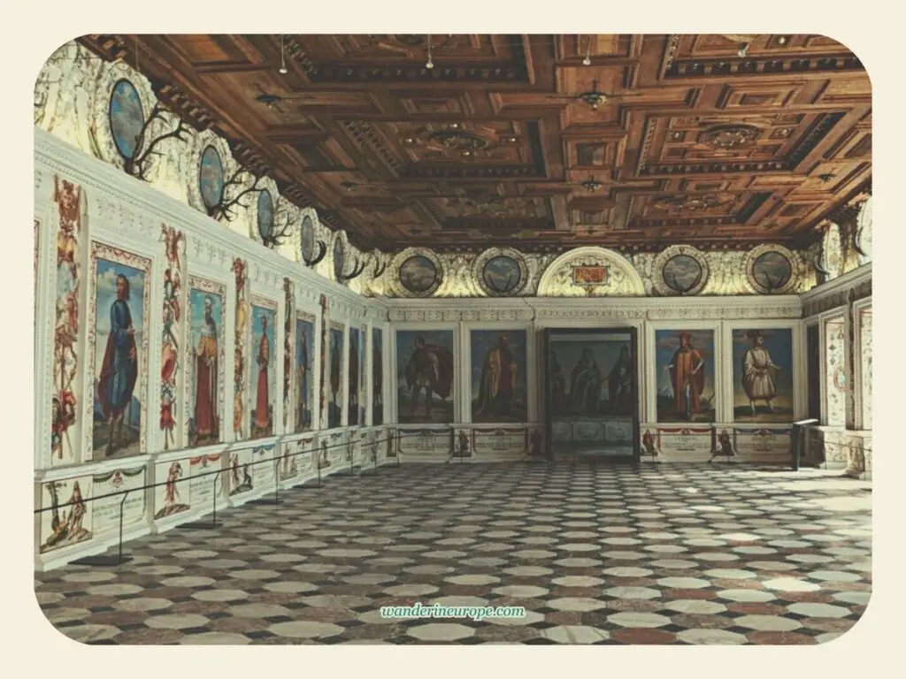 Spanish Hall in Ambras Castle, Innsbruck, Austria