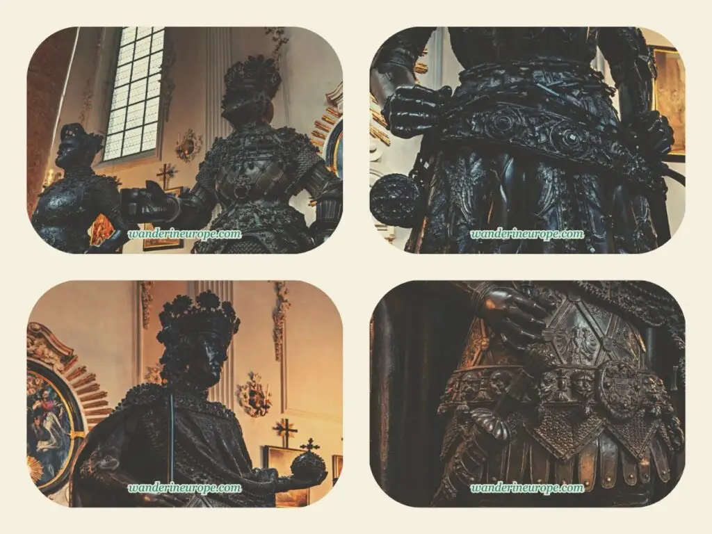 The Black Men statues (Hofkirche’s second unique treasure), Old Town Innsbruck, Austria