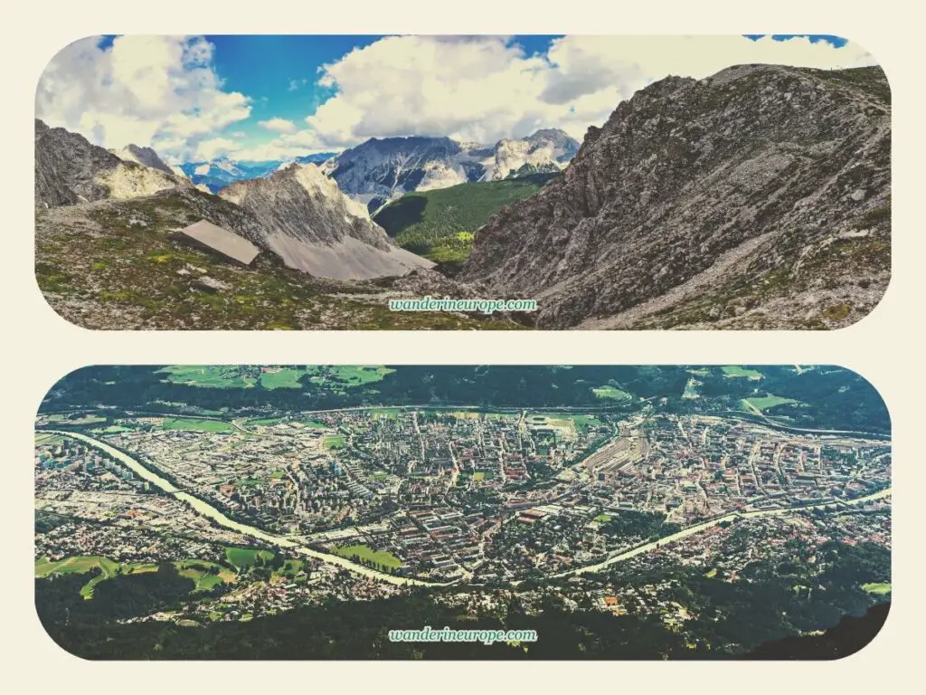 Stunning views from Nordkette you can see during the day 1 of 2-day trip to Innsbruck, Austria