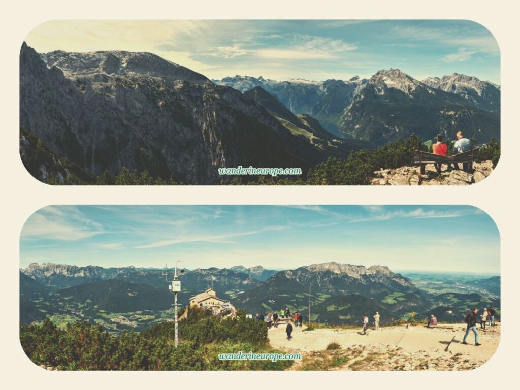 Eagle’s Nest Panorama overlooking Berchtesgaden, Bavaria, Germany, a day trip from Salzburg