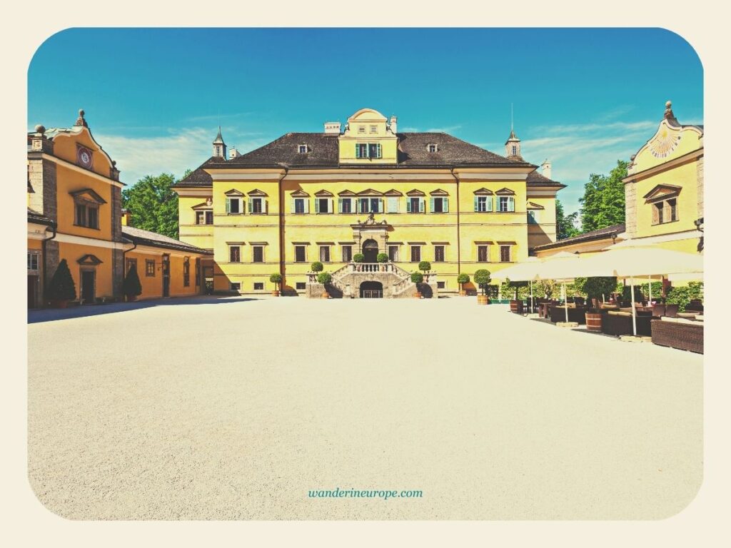 Hellbrunn Palace, a day trip from Salzburg, Austria
