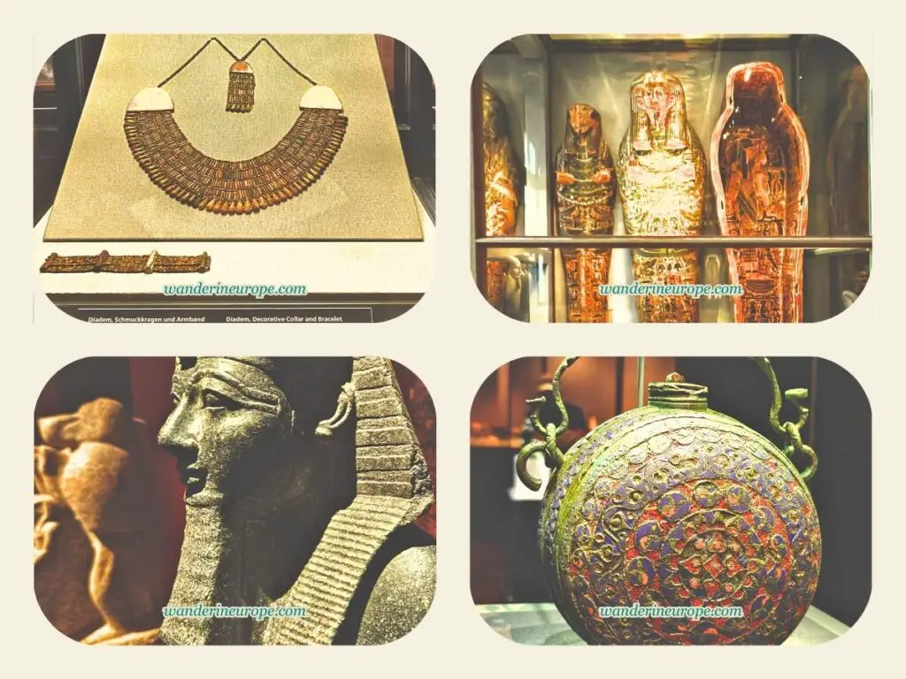 1. Egyptian and Near Eastern Collection Exhibits inside Kunsthistorisches Museum, Vienna, Austria