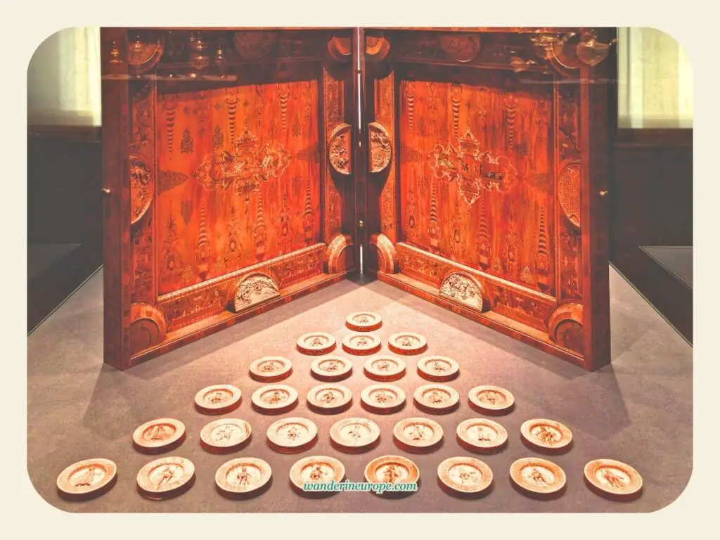 An old Backgammon Board, Kunsthistorisches Museum, Vienna, Austria