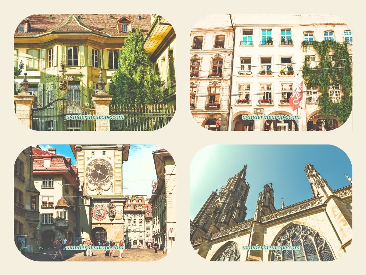 Beautiful Scenes in Old City of Bern, Day 2 Switzerland Itinerary