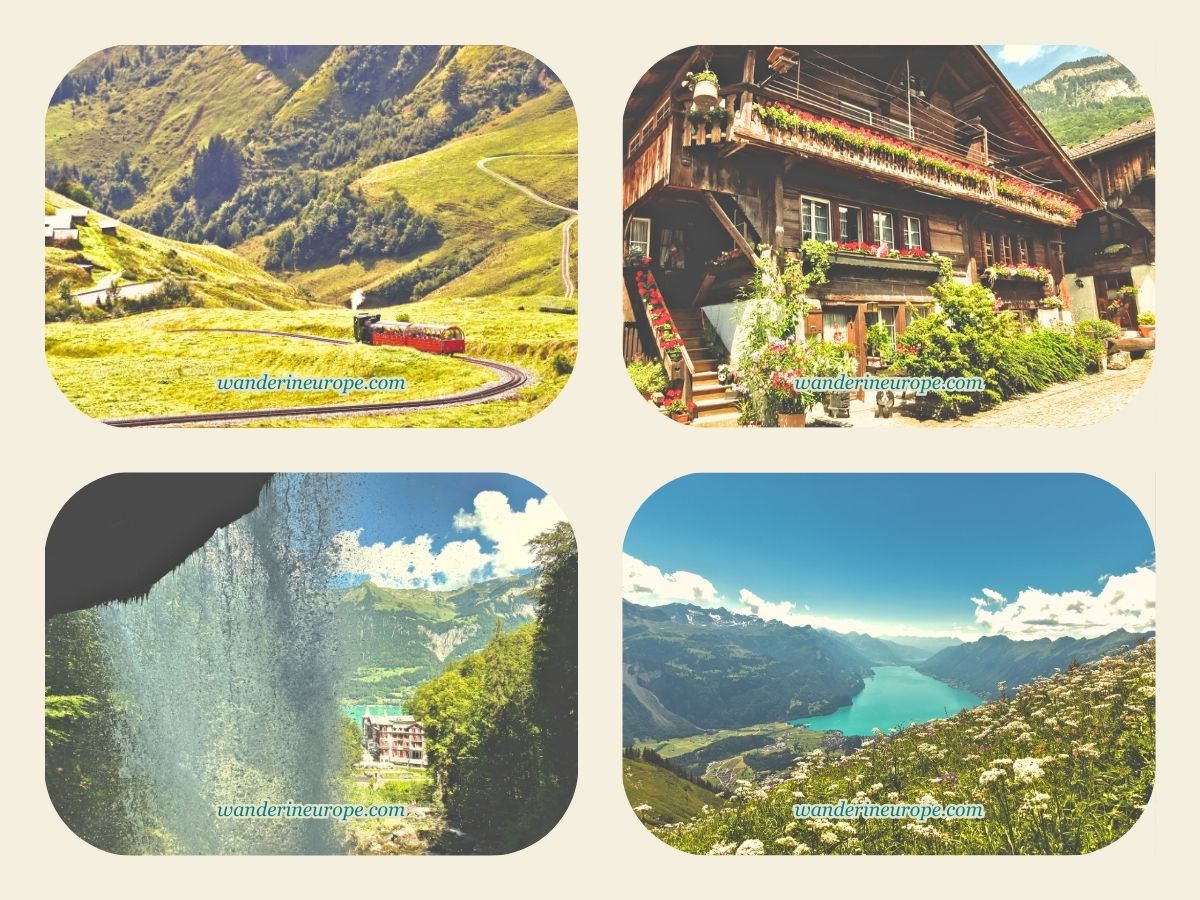 Beautiful experiences awaiting you in Lake Brienz, Jungfrau Region, Switzerland