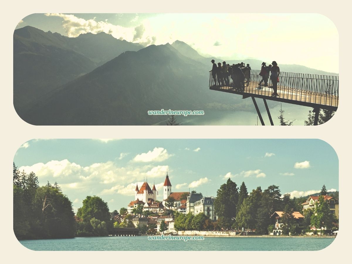 Beautiful places around Lake Thun, Switzerland