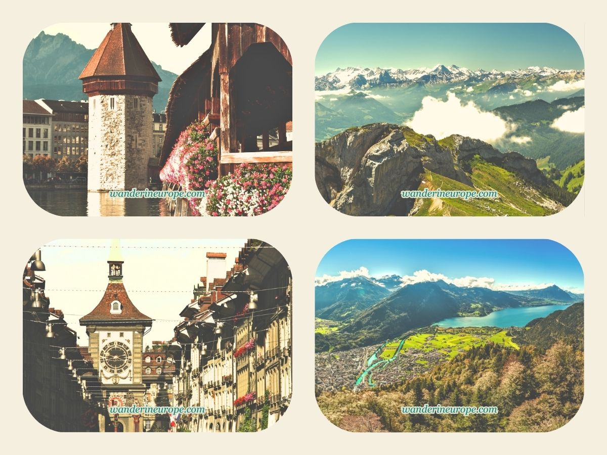 Bern, Lucerne, Lake Thun, and Mount Pilatus, Itinerary Destinations, 4 Days in Switzerland