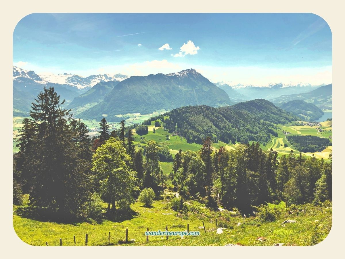 Bürgenstock scenery near Lucerne, Switzerland