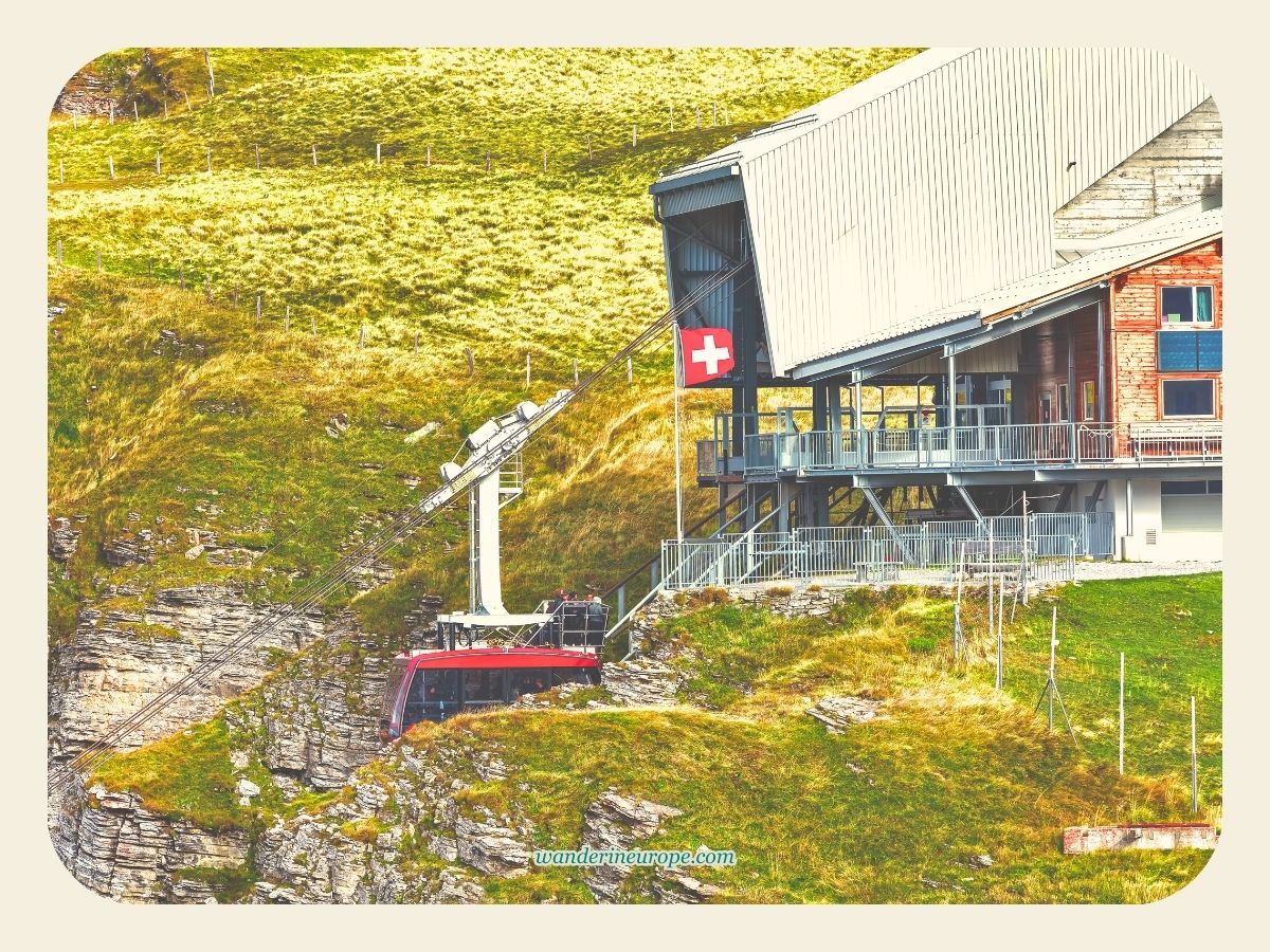 Cable Car from Wengen to Männlichen, Jungfrau Region, Switzerland