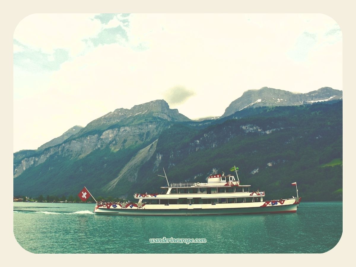 Cruising in Lake Brienz, Day 6 Switzerland Itinerary