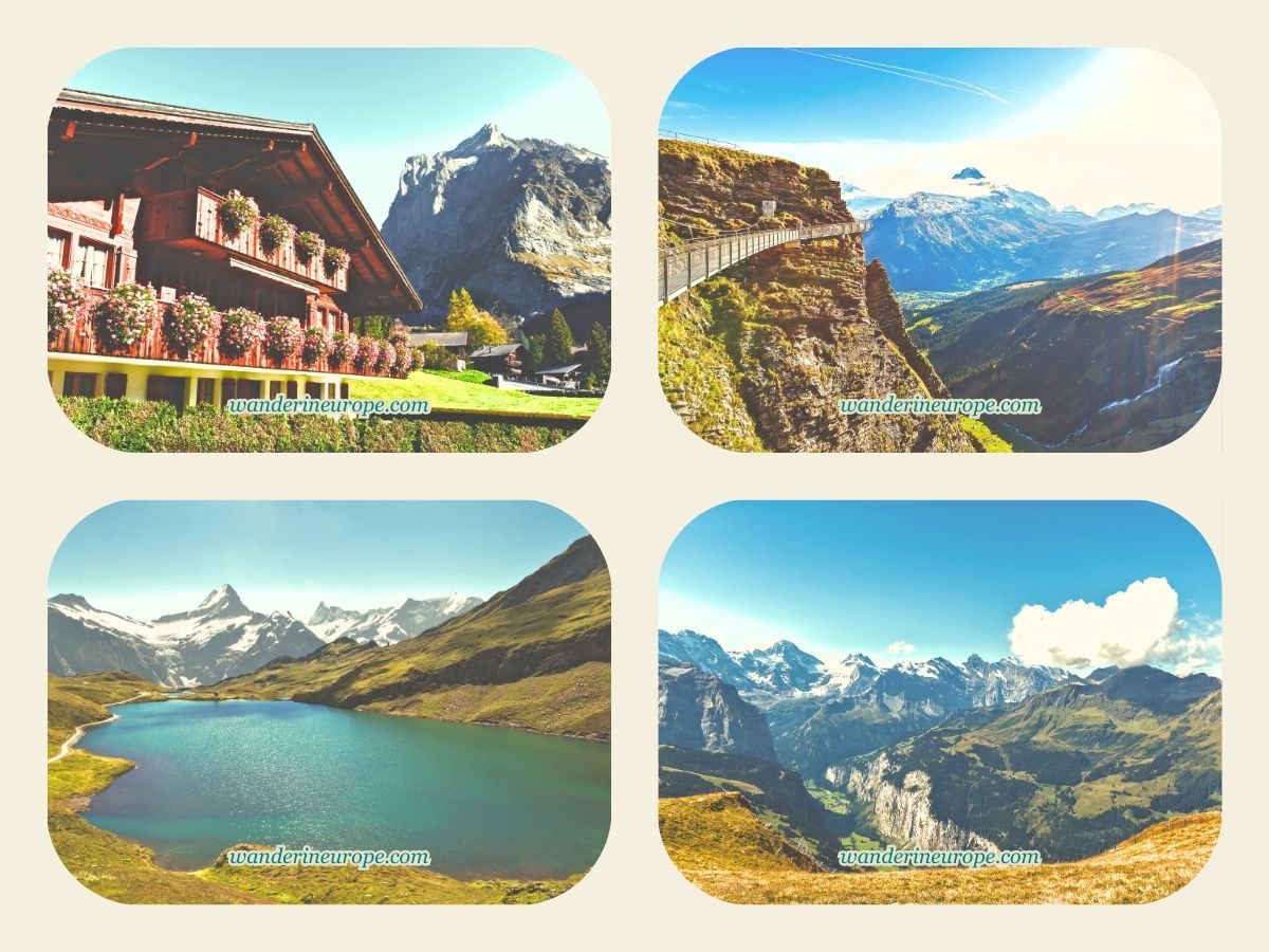 Day 2 Jungfrau Region Itinerary Summary - Grindelwald, First Cliff Walk, Bachalpsee, Mannlichen in Jungfrau Region, Switzerland