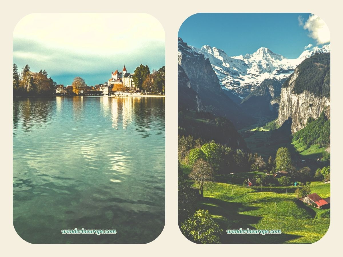Day 3 (Thun) and Day 4 (Lauterbrunnen) of your Switzerland trip