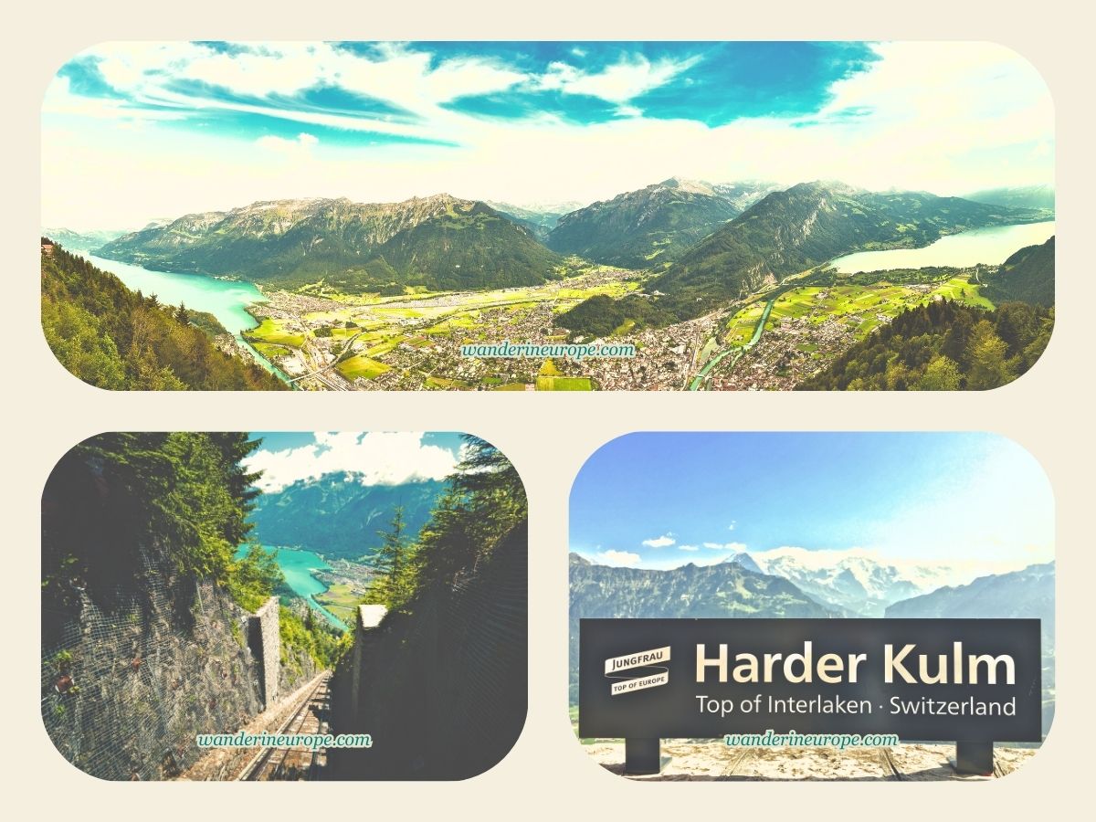Day 4, Destination 1 – View from Harder Kulm, Jungfrau Region, Switzerland