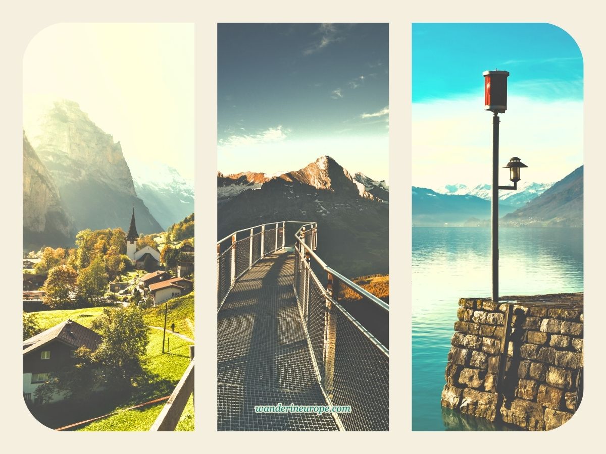 Day 4 (Lauterbrunnen), Day 5 (Grindelwald), and Day 6 (Lake Brienz) Switzerland Itinerary