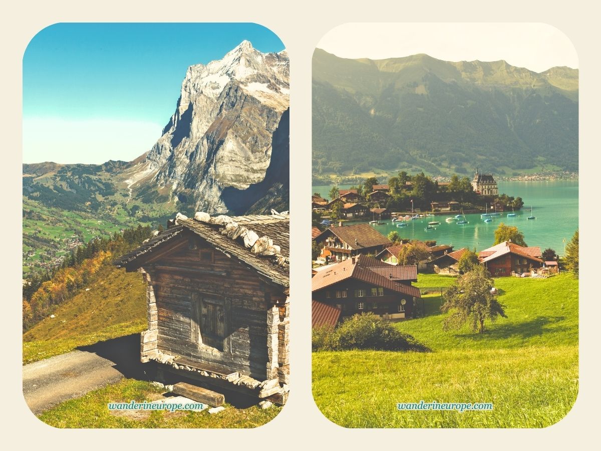 Day 5 (Grindelwald) and Day 6 (Lake Brienz) of your 6-day journey in Switzerland