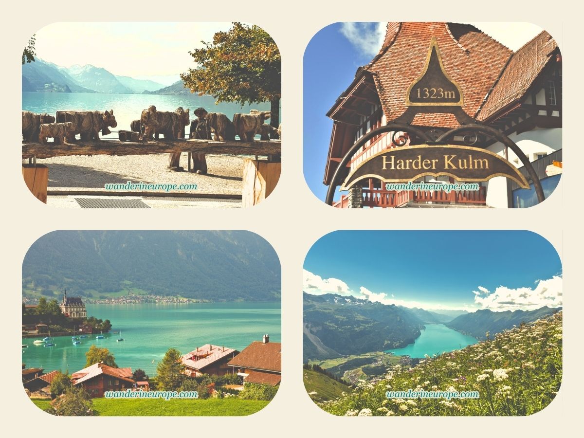 Destinations in Lake Brienz on the 4th Day of Jungfrau Region Trip – Harder Kulm, Iseltwald, and Brienz, Jungfrau Region, Switzerland