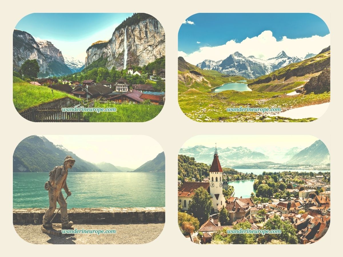 Destinations on a 3 to 4 day Jungfrau Region Trip, Switzerland