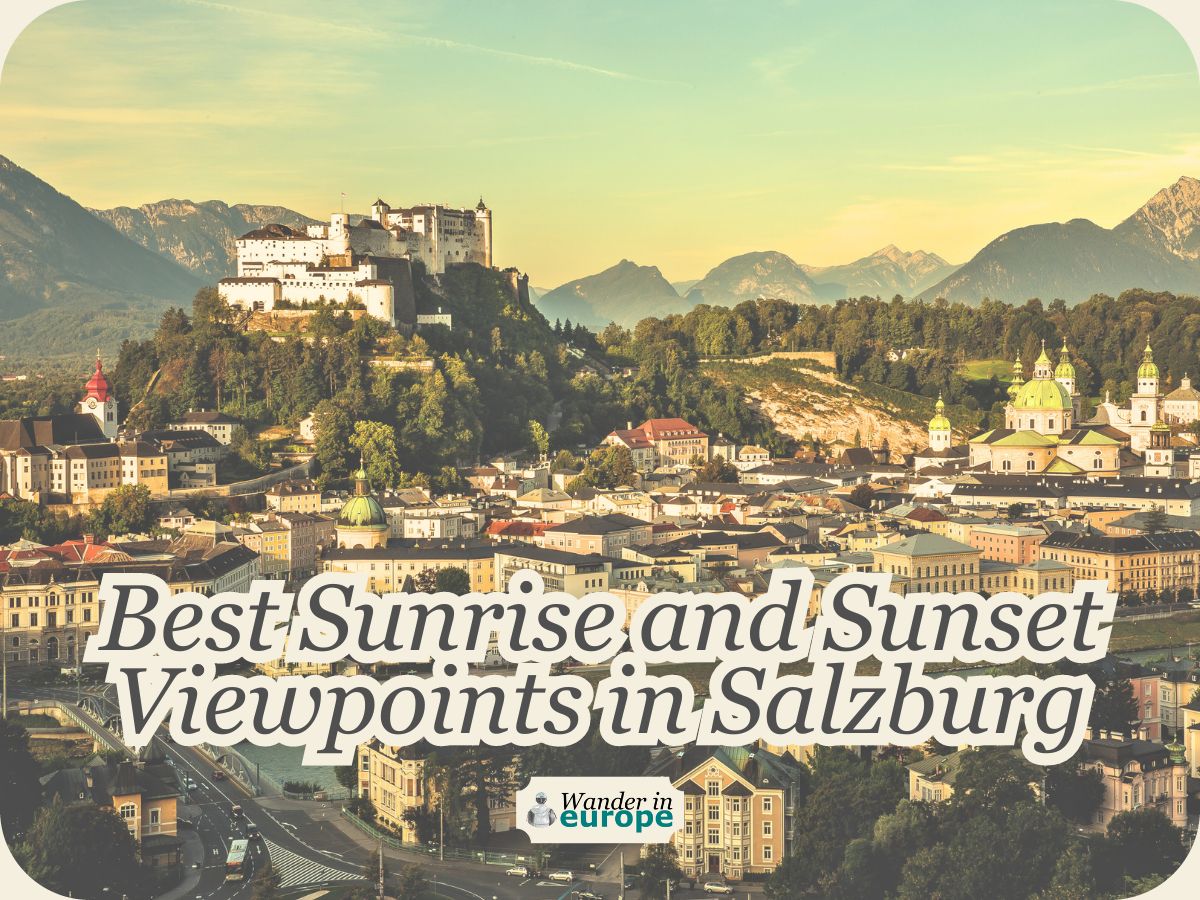 Featured Image, 5 Spots In Salzburg to see Sunset or Sunrise (With a Map)