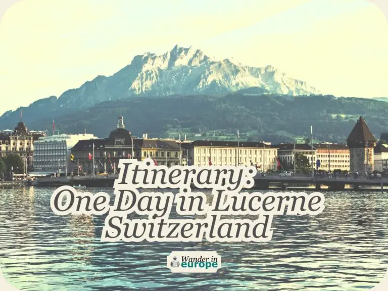 How To Spend One Day In Lucerne (1-Day Itinerary)