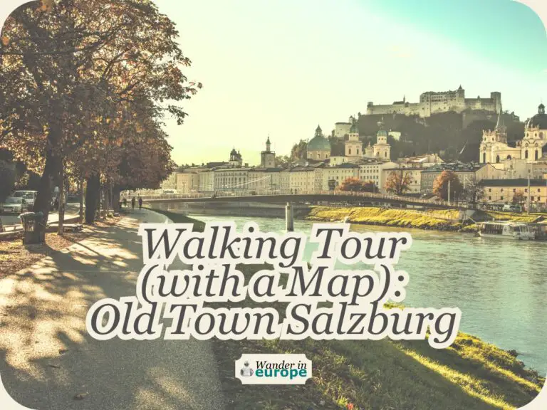 Old Town Salzburg Walking Tour Map (Highlights & Viewpoints)