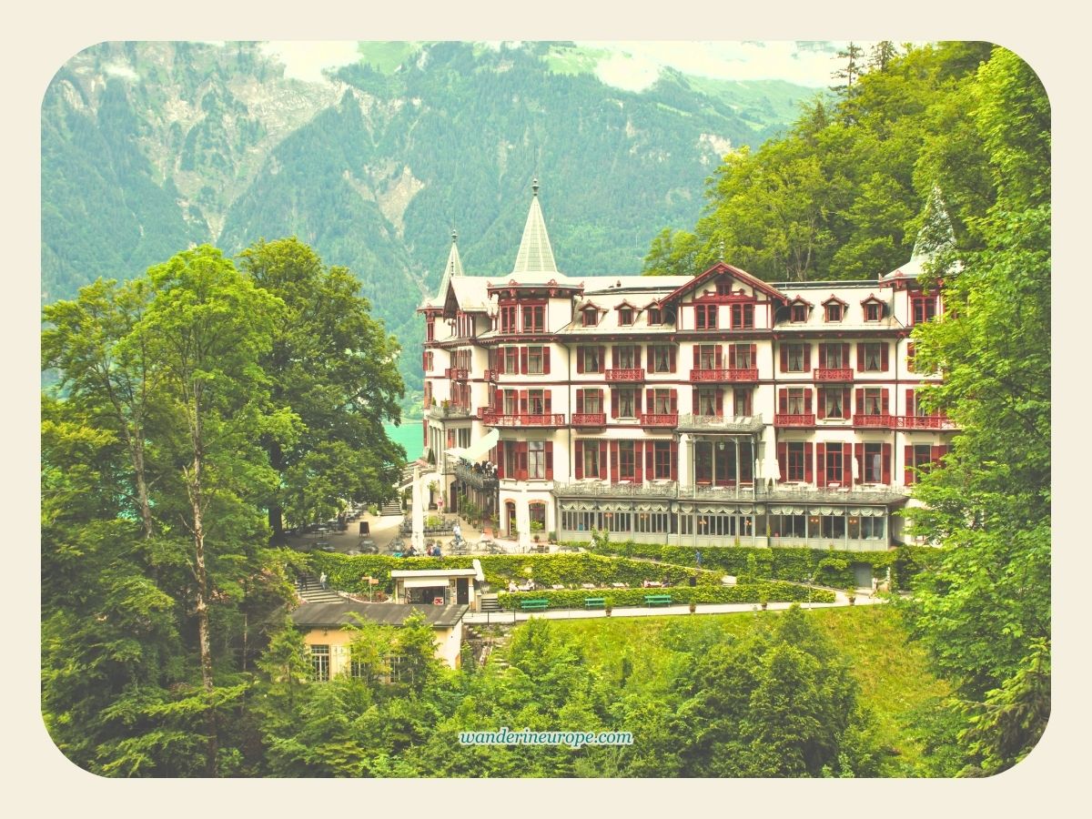 Grand Giessbach Hotel beside Giessbach Waterfall, Jungfrau Region, Switzerland