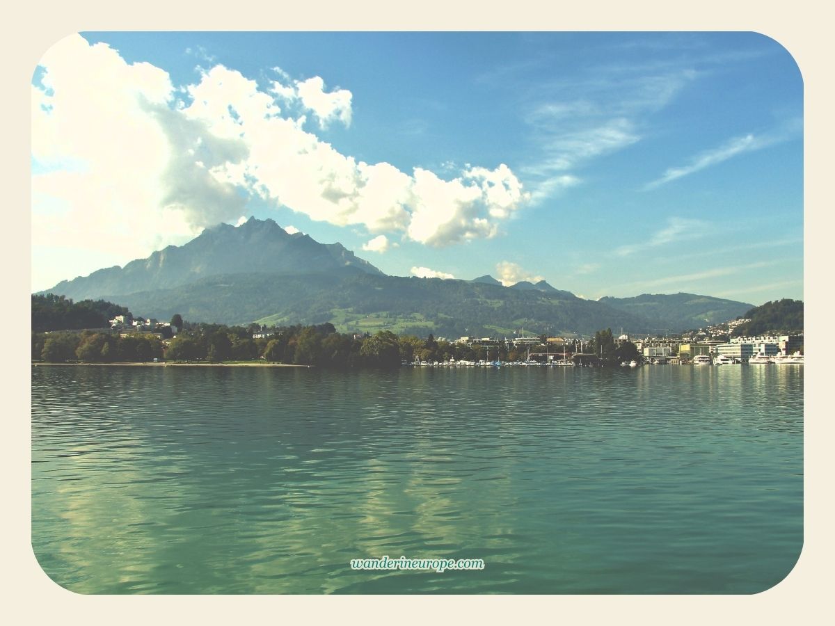 Mount Pilatus and Lake Lucerne, Switzerland
