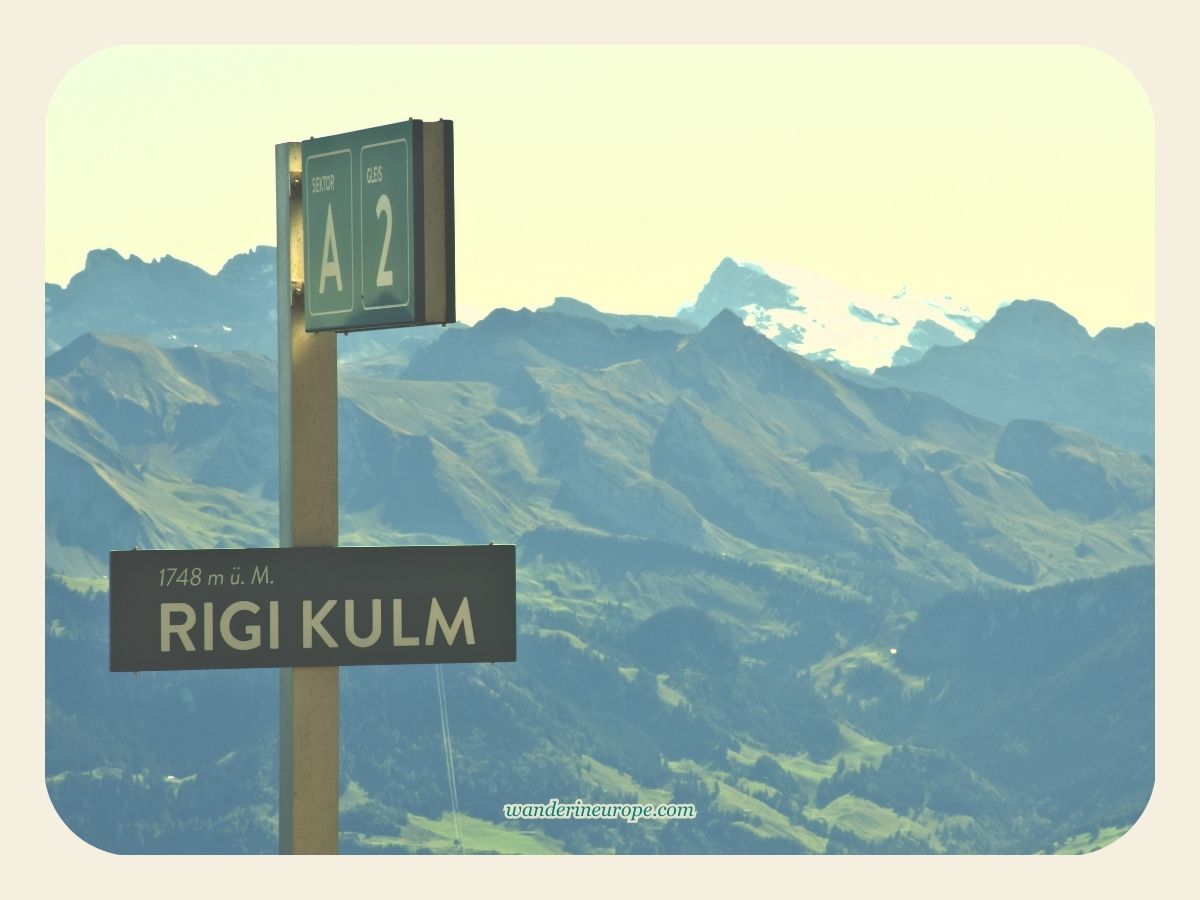 Mount Rigi - a day trip from Lucerne, Switzerland
