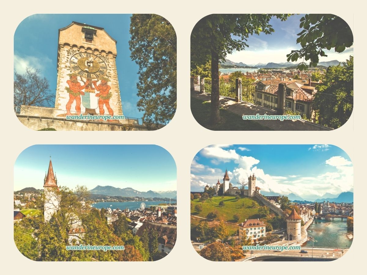 Musegg Wall, 4th destination for 1 day itinerary Lucerne, Switzerland