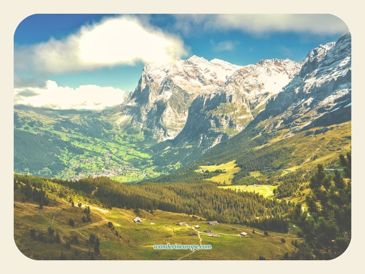 Panorama Trail from Mannlichen to Kleine Scheidegg, Jungfrau Region, Switzerland