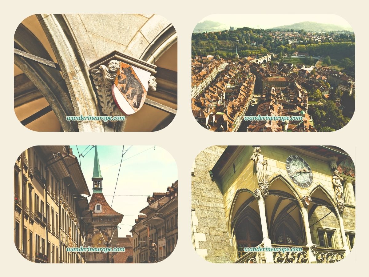 Scenes from Old City of Bern, Day 1 Switzerland Itinerary