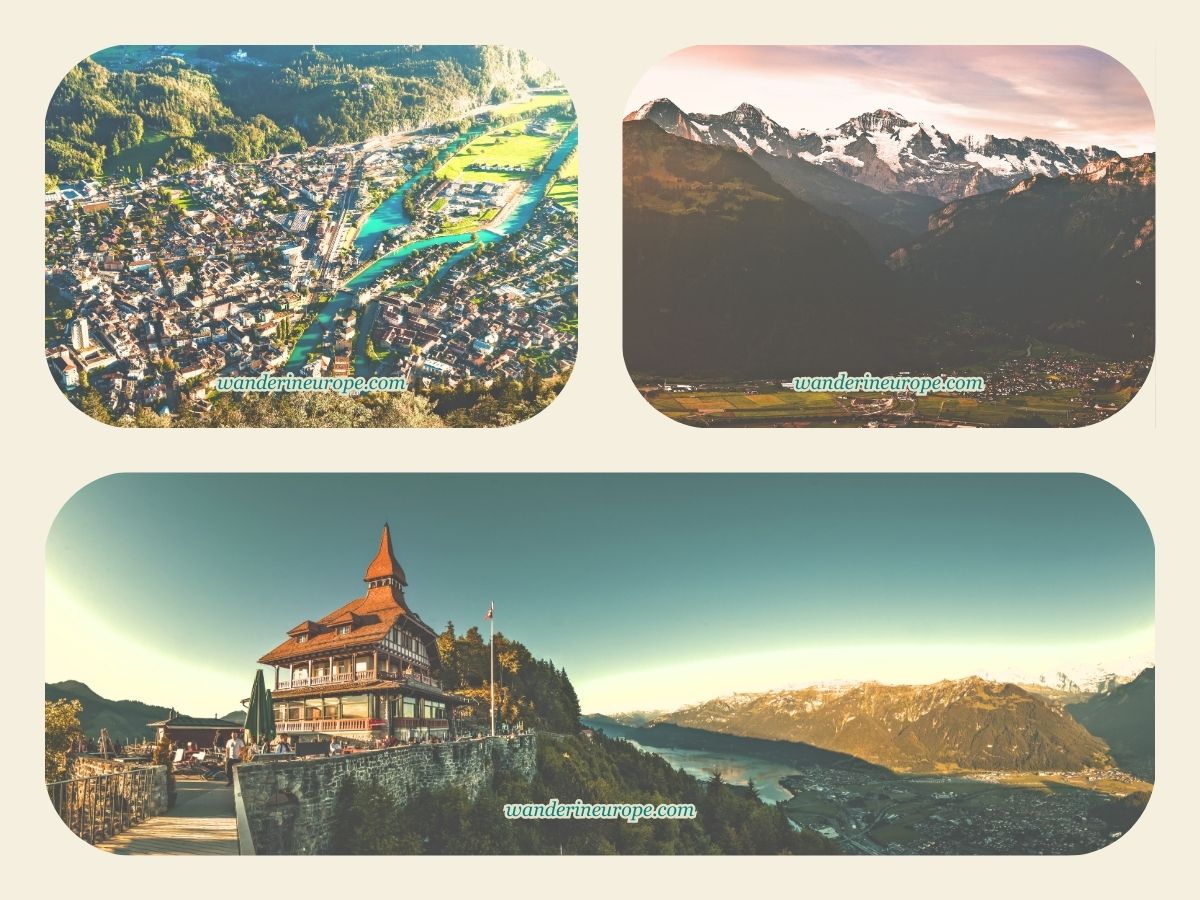 Stunning views from Harder Kulm, Day 4 Switzerland Itinerary