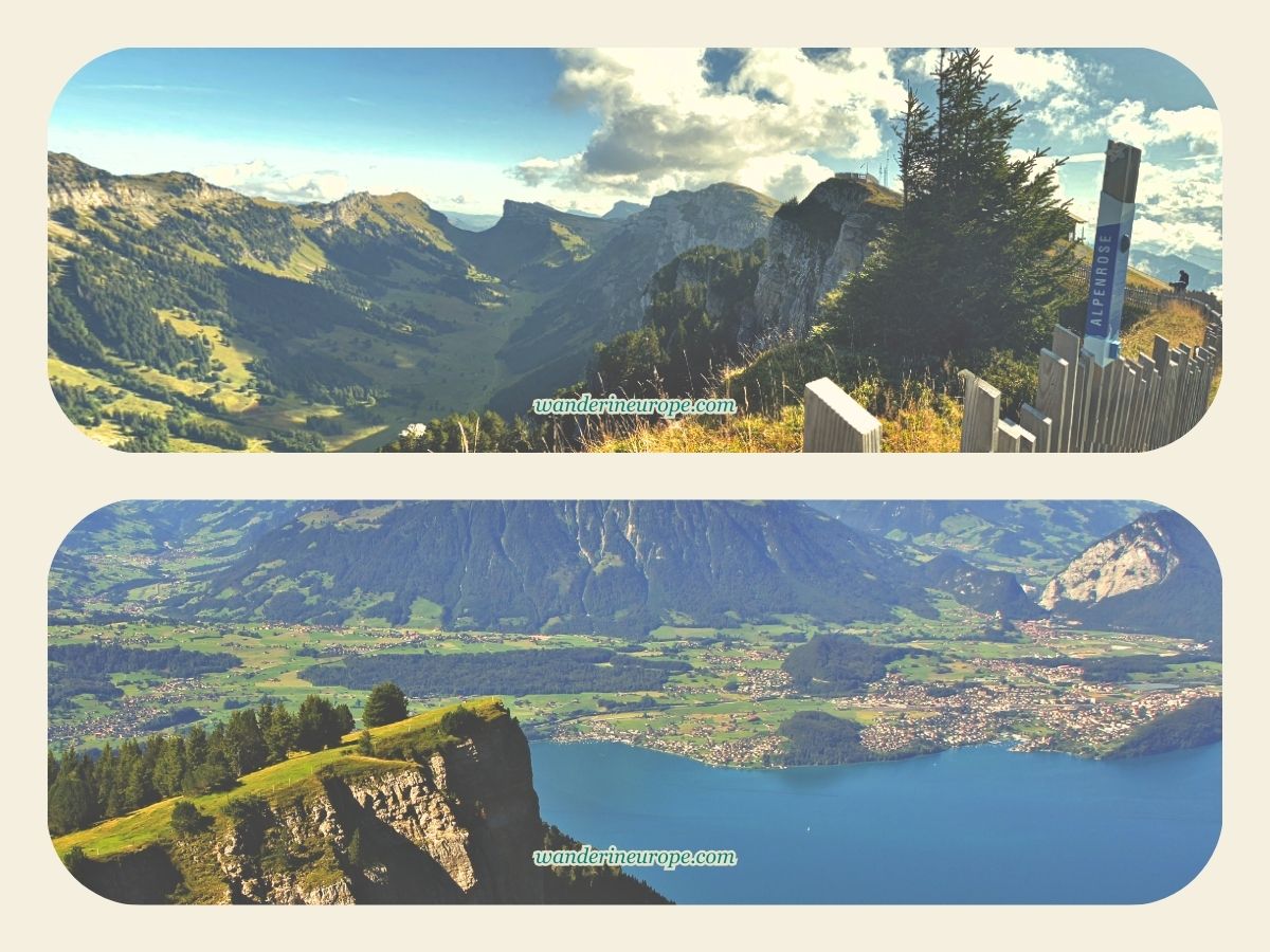 The breathtaking cliffs and valleys of Niederhorn, Switzerland