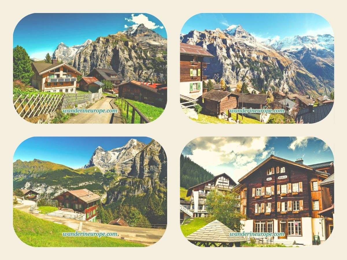 The charming village of Mürren, Day 4 Switzerland Itinerary
