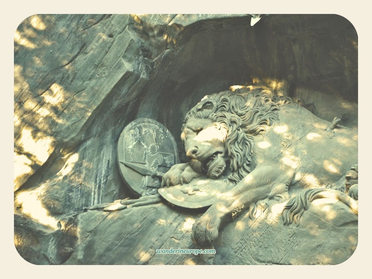 The emotion of the Dying Lion, Lucerne, Switzerland