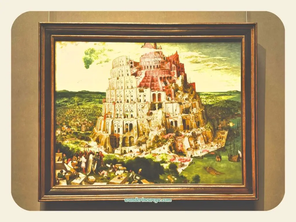 The tower of Babel, Kunsthistorisches Museum, Vienna, Austria