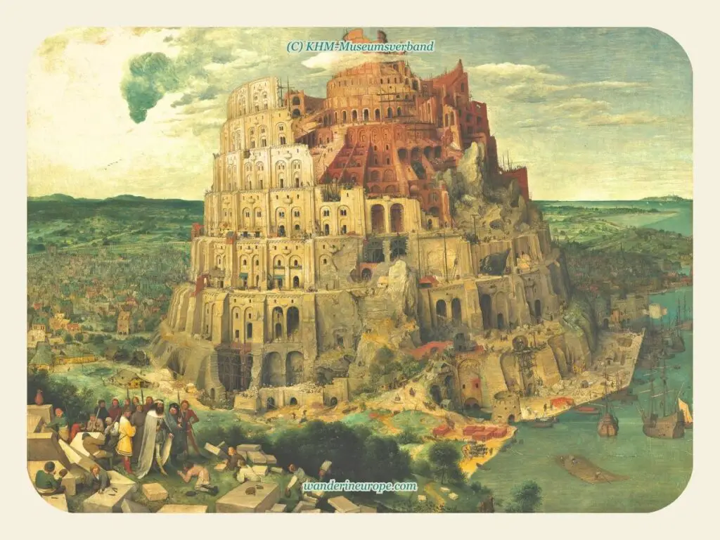 Turmbau zu Babel, a must-see exhibit inside Kunsthistorisches Museum, Vienna, Austria
