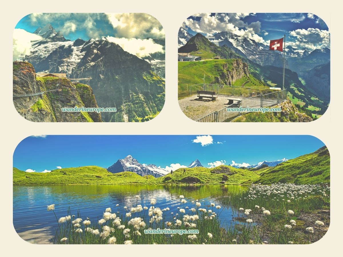View from Bachalpsee, Grindelwald-First, and Mannlichen, Day 5 Switzerland Itinerary
