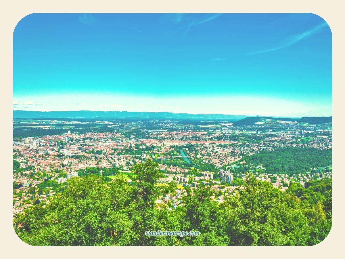 View of Bern from Gurten, Switzerland