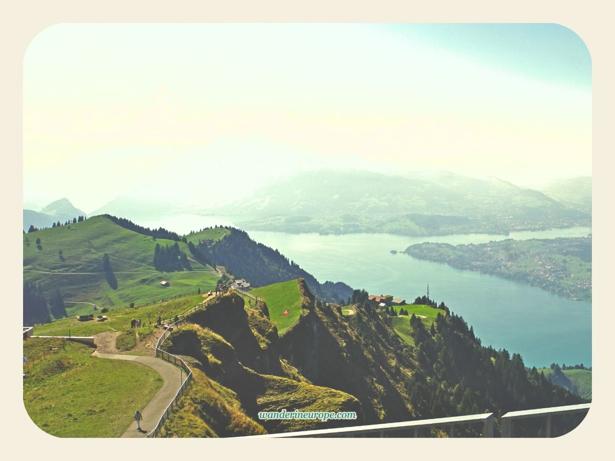 View of Lake Lucerne from Mount Rigi, Switzerland