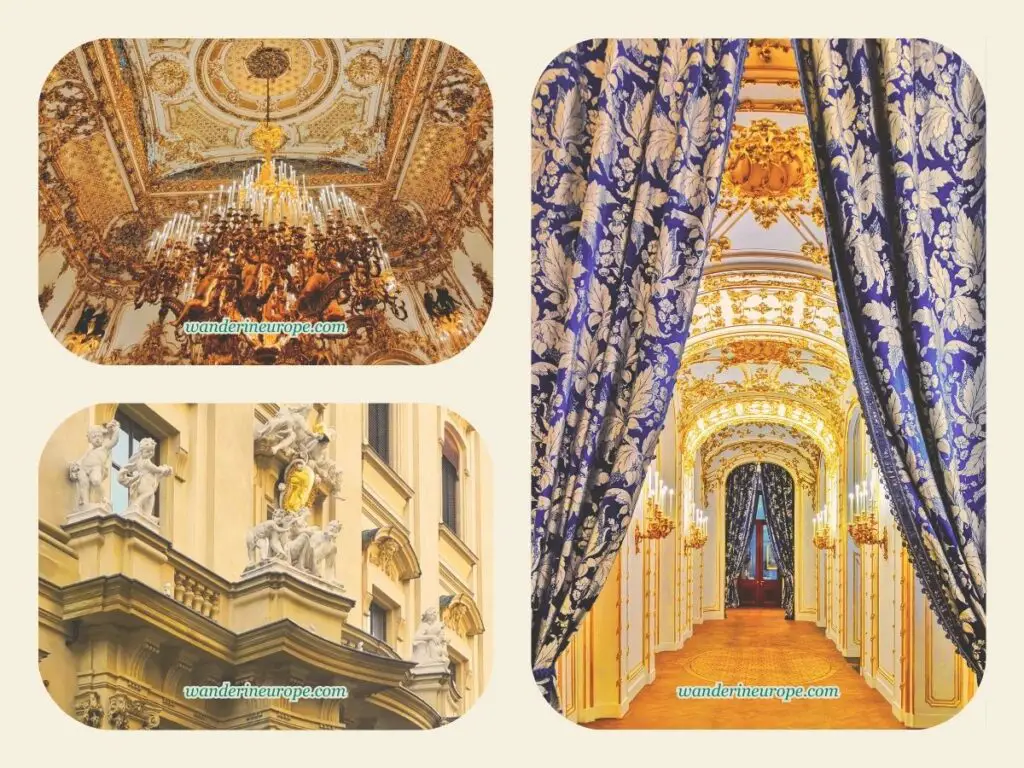 Stunning interiors of Stadtpalais Liechtenstein, Vienna, Austria