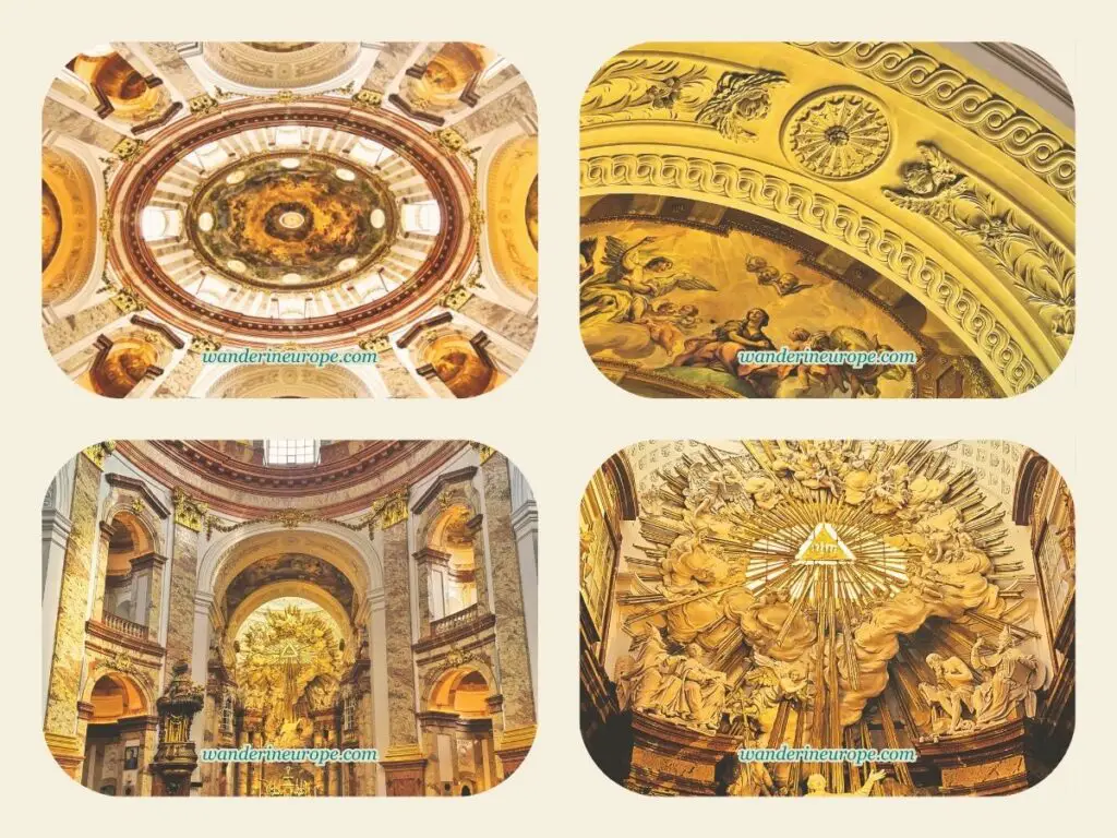 The stunning interiors of Karlskriche, a beautiful architectural attraction in Vienna, Austria